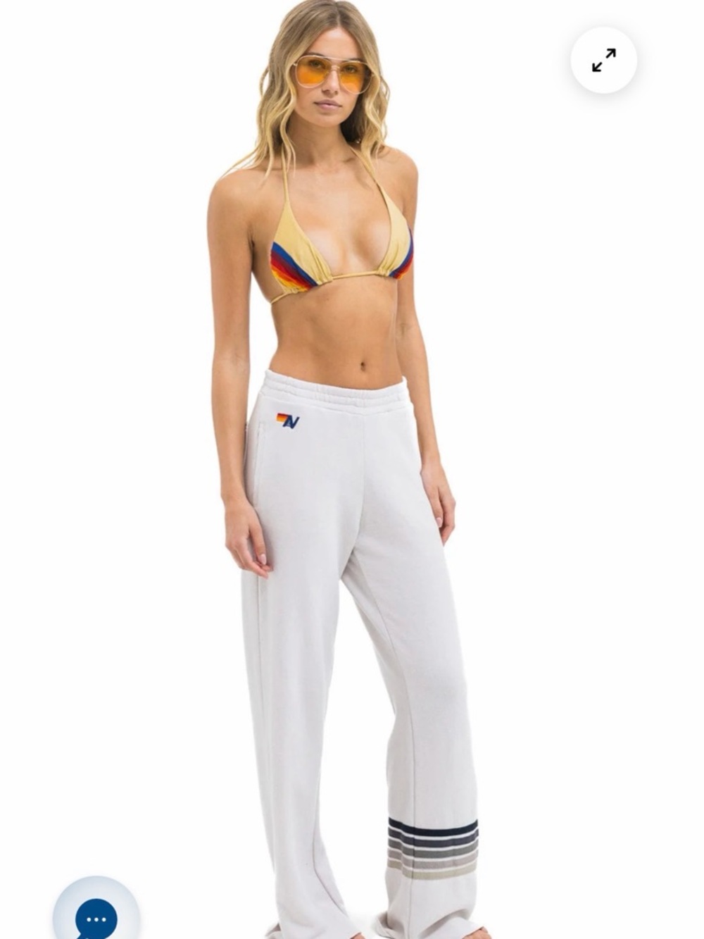 Aviator Nation Wide Leg Sweatpants